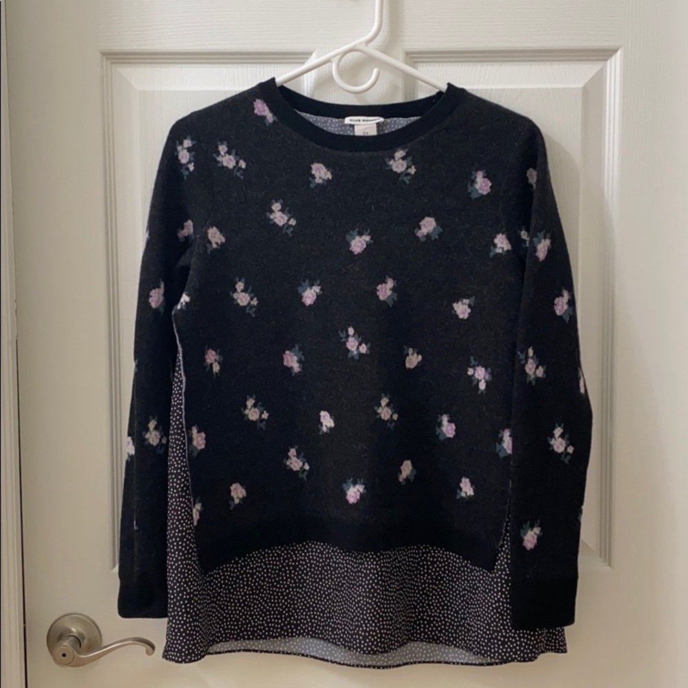 Club Monaco Floral Sweater